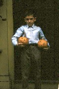 S0966 Fred Mike with pumpkins